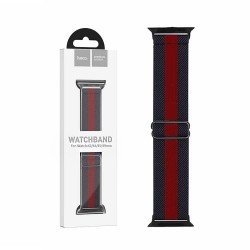 Hoco Elastic Nylon Bracelet WA04 Fashion Series (42/44/45/49mm) for iWatch Black and Red Hoco Elastic Nylon Bracelet WA04 Fashion Series (42/44/45/49mm) for iWatch Black and Red